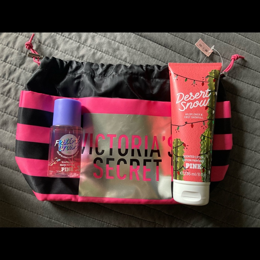 LAST CHANCE! Vs PINK Bundle Mist, Lotion, & Bag